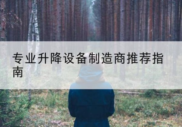 旬阳电动剪叉升降平台厂家-专业升降设备制造商推荐指南